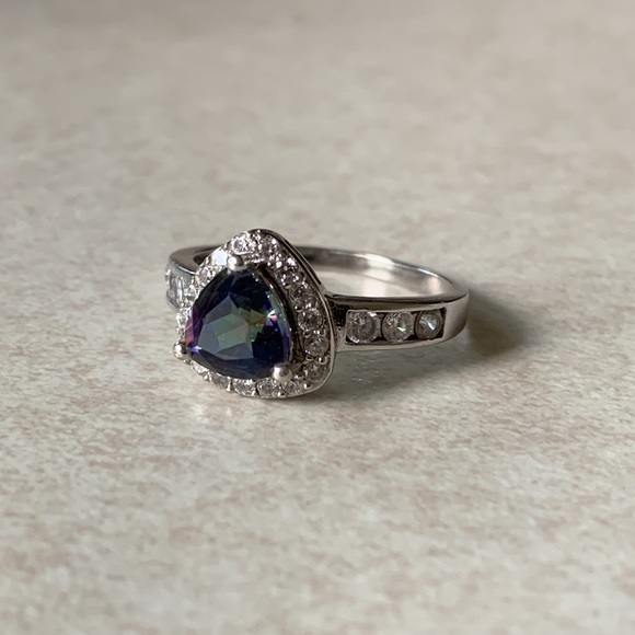 Stirling silver ring, size 6 - Picture 2 of 2